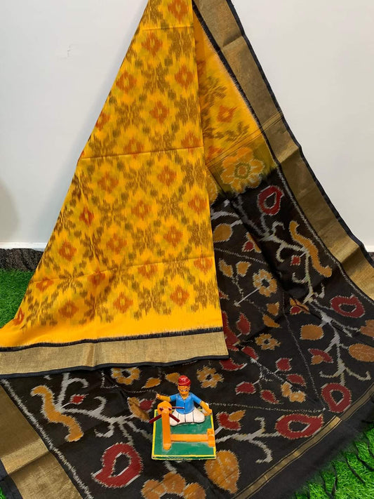 Multicolor Dola Silk Saree With Unstitched Blouse Piece For Women